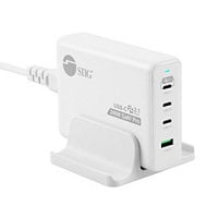SIIG 240W GaN PD 3.1 Charger - 3C1A, USB-C Power Adapter, USB-C Charger pow
