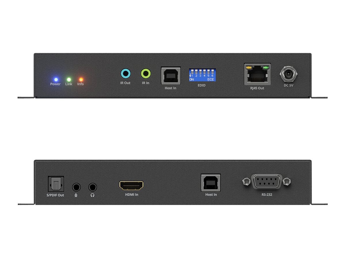 Thumbnail 5 of 5 for SIIG 4K 60Hz HDMI over IP Matrix Transmitter - video/audio/infrared/serial extender - RS-232, HDMI, infrared - TAA