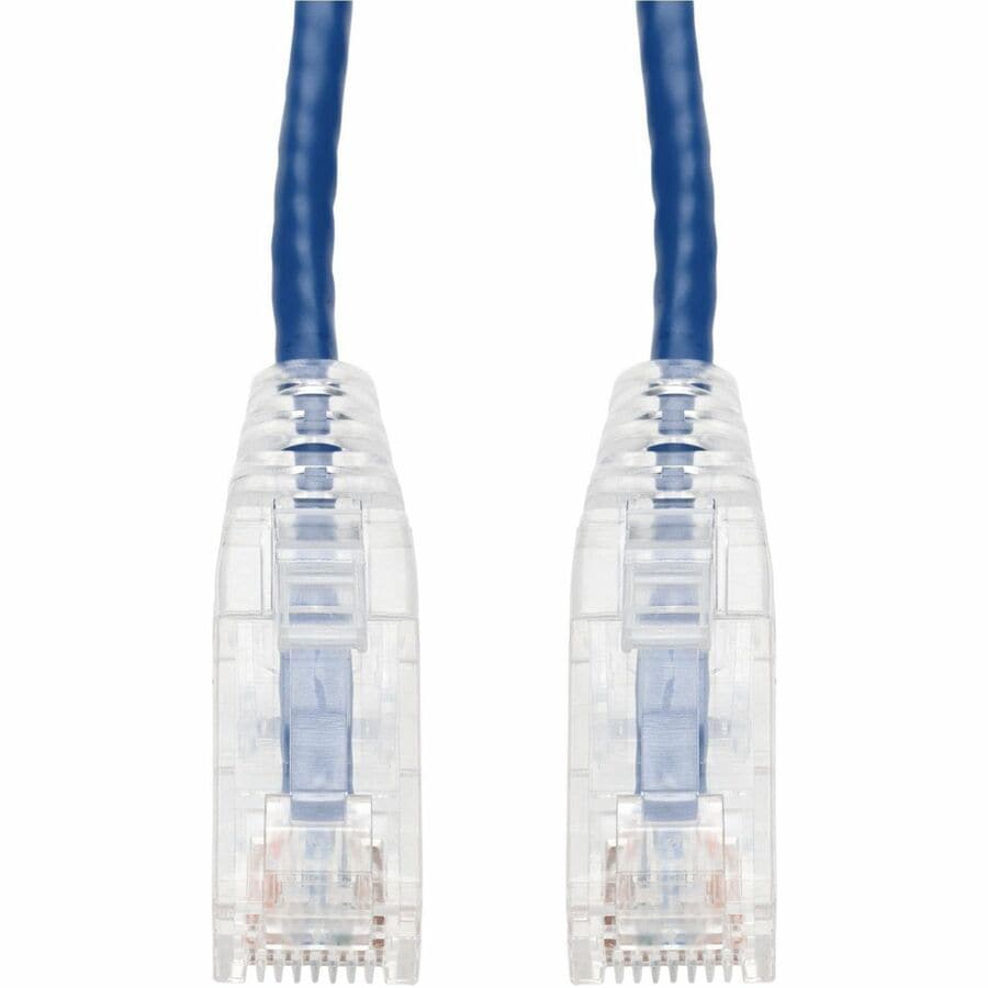 Proline 1ft Blue CAT 6 Slim PVC Ethernet Cable Snagless Clear-Claw RJ-45 M/M