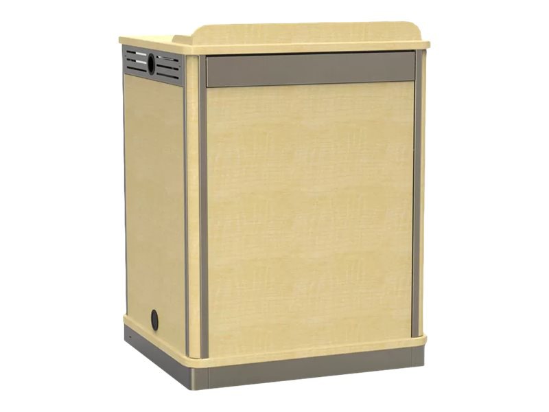 Spectrum Media Manager Series Link - lectern - rectangular - graphite talc