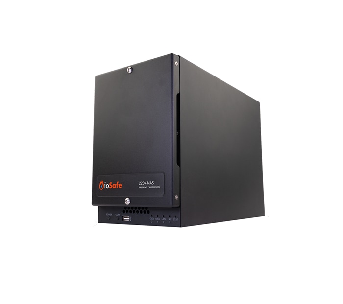 ioSafe 220+ 24TB Network Attached Storage Device with 5 Year Data Recovery Service
