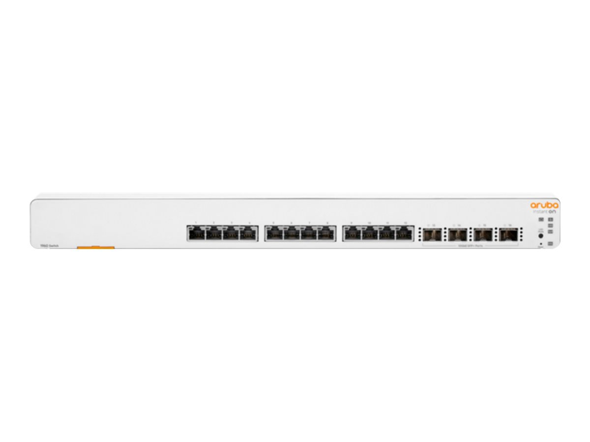 HPE Networking Instant On 1960 12XGT 4SFP+ Switch - switch - 12 ports - managed - rack-mountable