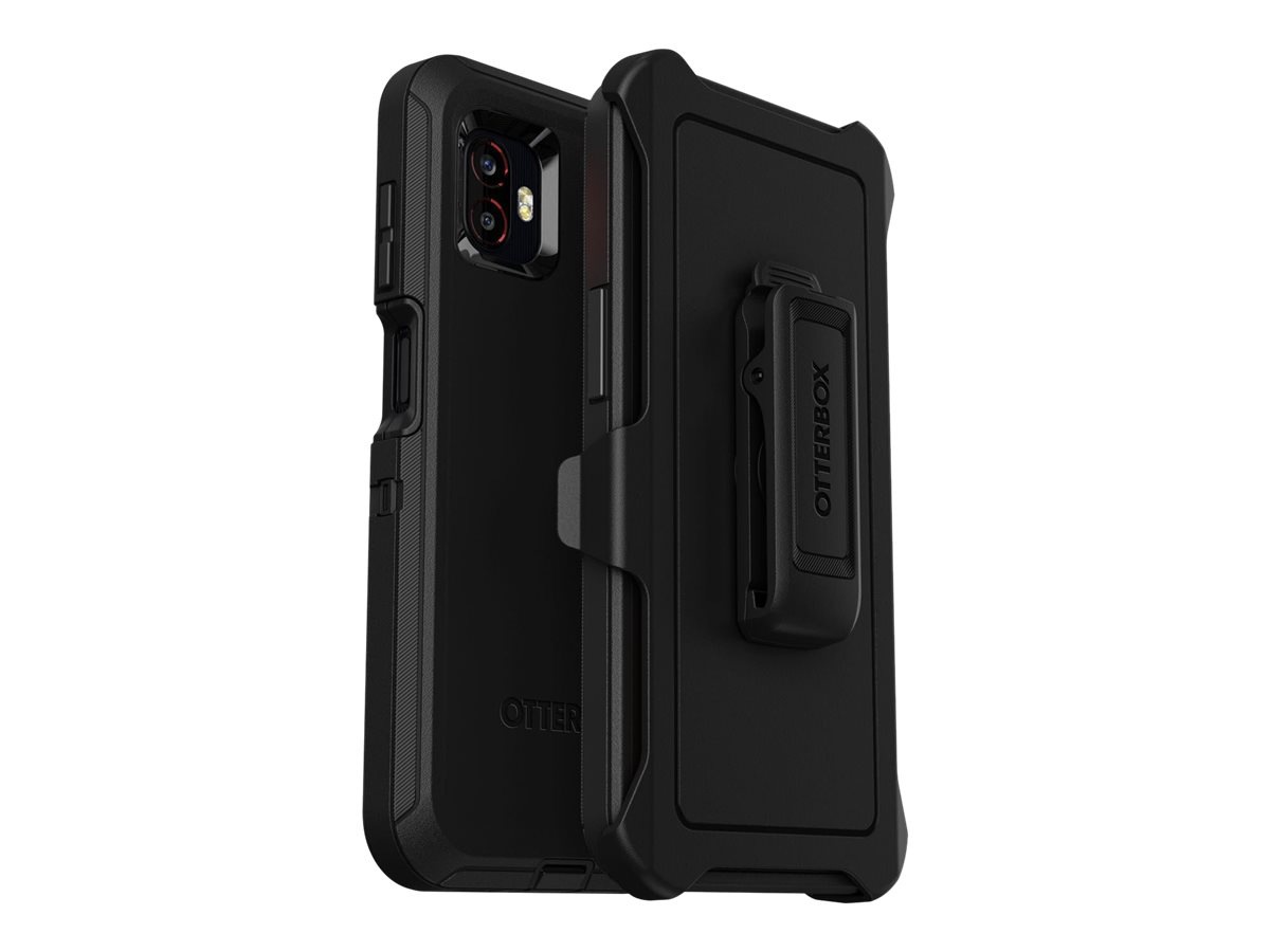 OtterBox Defender Rugged Carrying Case (Holster) Samsung Galaxy XCover6 Pro Smartphone - Black