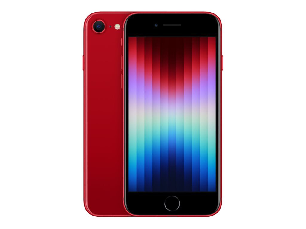 Apple iPhone SE (3rd generation) - (PRODUCT) RED - red - 5G smartphone - 256 GB - GSM