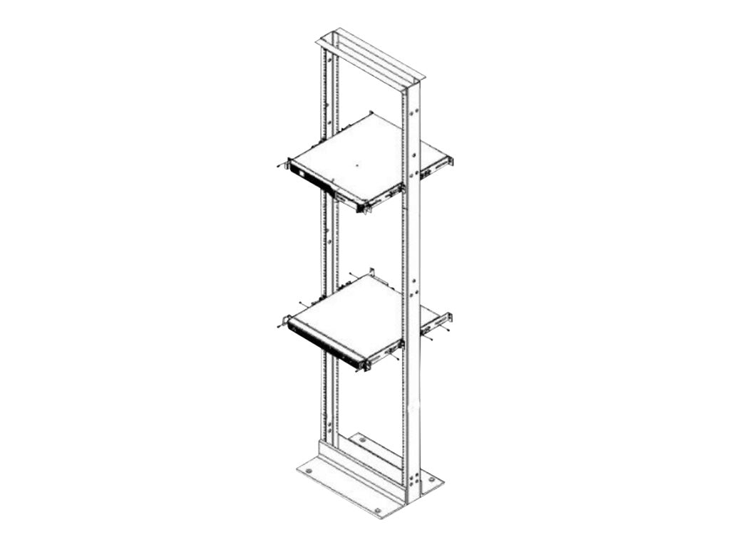 Vertiv Liebert 1U 2-Post Rack Mount Kit for 1U PSI5 UPS and 1U GXT5 EBC