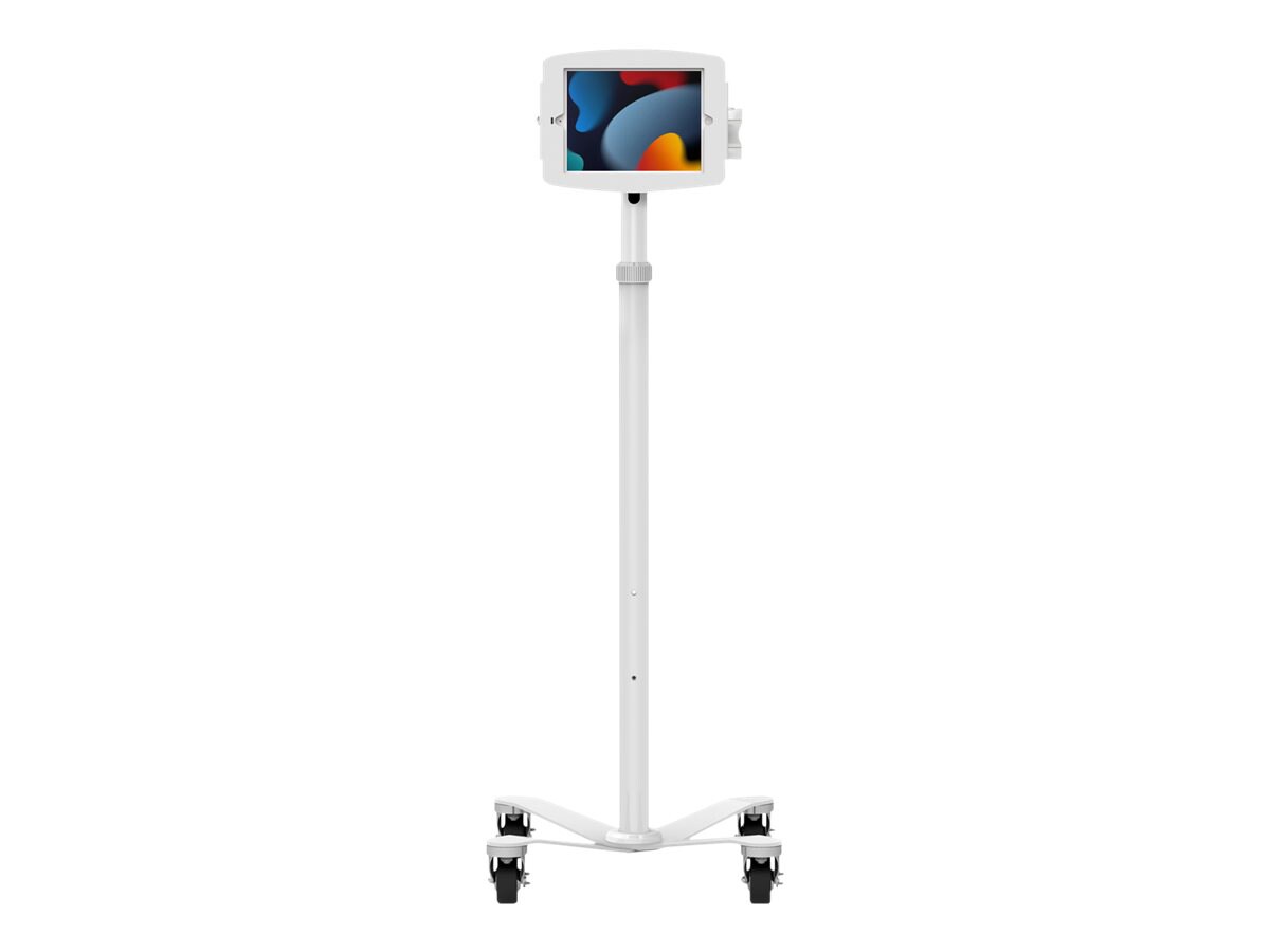 Compulocks iPad 10.2" Space Enclosure Medical Rolling Cart Extended cart -