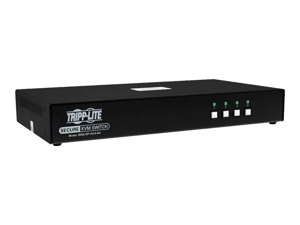 Tripp Lite Secure KVM Switch, 4-Port, Single Head, DisplayPort to DisplayPo