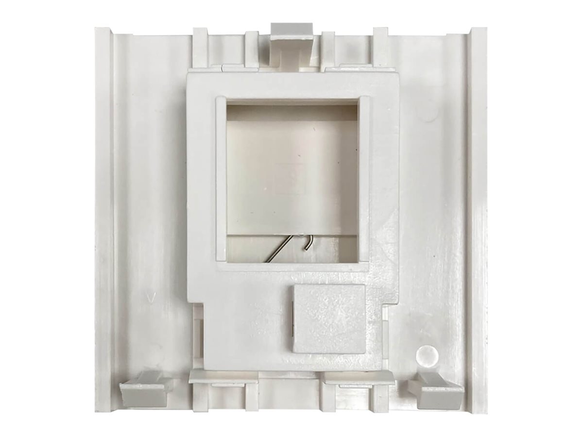 Eaton Tripp Lite Series 1-Port UK-Style Unloaded Shuttered Module, 50 x 50 mm, White - modular insert faceplate -