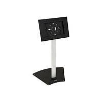 Tripp Lite Secure Tablet Mount Floor Stand, Height-Adjustable, Black/Silver