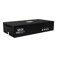 Tripp Lite Secure KVM Switch, 4-Port, Dual Head, HDMI to HDMI, 4K, NIAP PP4