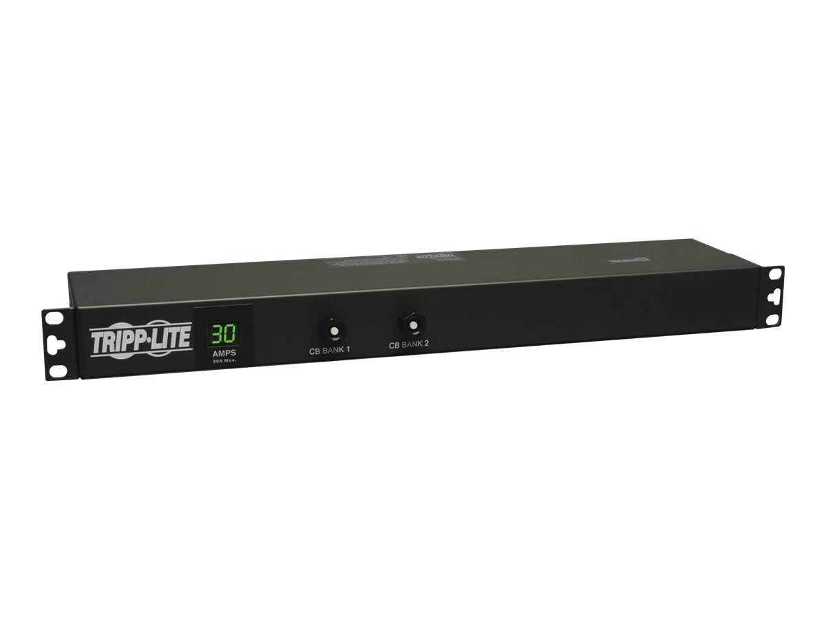 Tripp Lite 2.9kW Single-Phase Local Metered PDU with ISOBAR Surge Protection, 120V, 3840 Joules, 12 NEMA 5-15/20R
