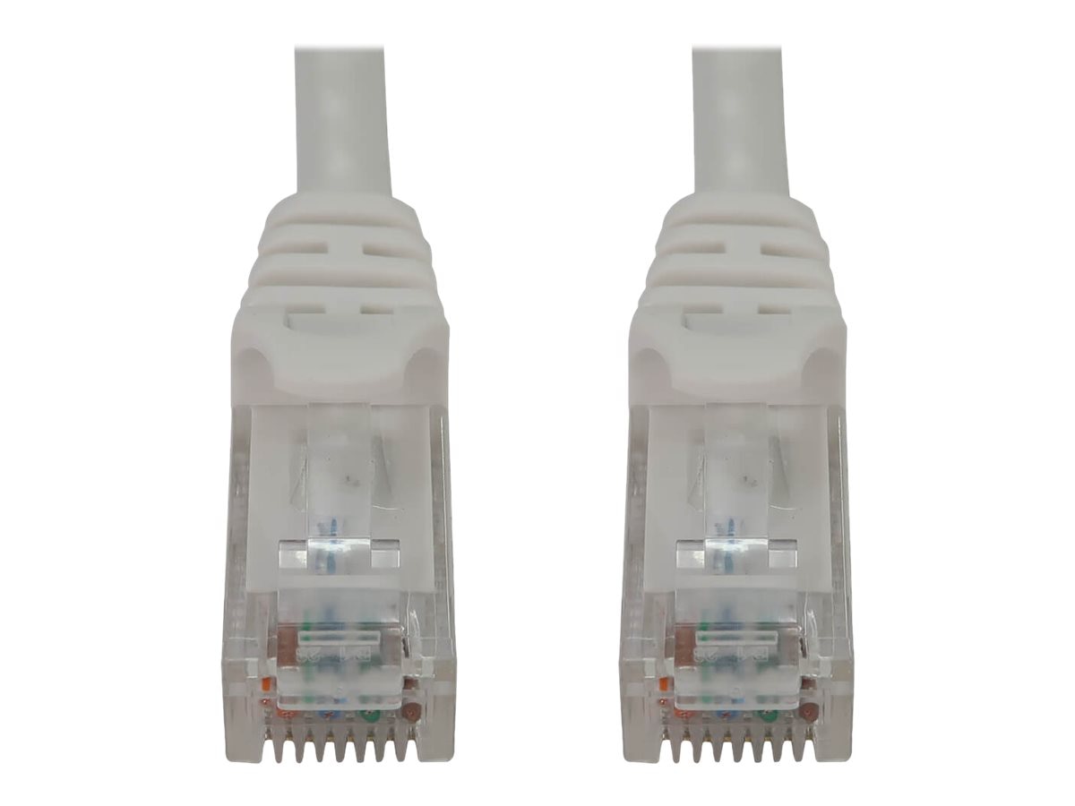 Eaton Tripp Lite Series Cat6a 10G Snagless Molded UTP Ethernet Cable (RJ45 M/M), PoE, White, 5 ft. (1.5 m) - network