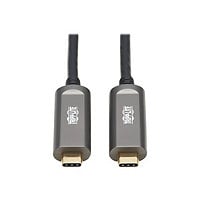 Tripp Lite USB-C AOC Cable (M/M) - USB 3,2 Gen 2 (10 Gbps) Plenum-Rated Fib