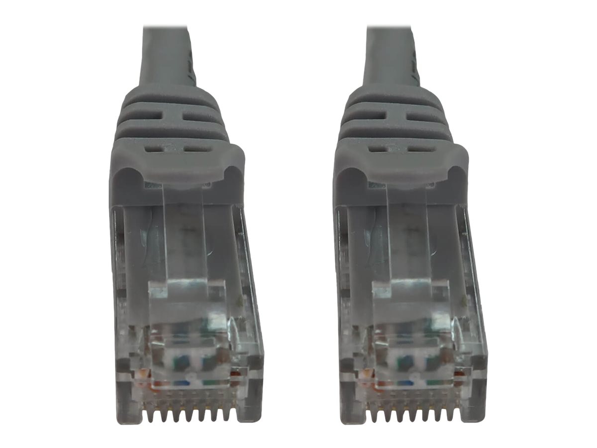 Eaton Tripp Lite Series Cat6a 10G Snagless Molded UTP Ethernet Cable (RJ45 M/M), PoE, Gray, 6 ft. (1.8 m) - network
