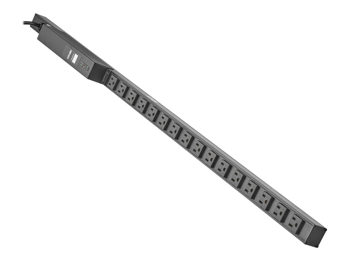 Tripp Lite 1.44kW Single-Phase Local Metered PDU with ISOBAR Surge Protection, 120V, 3840 Joules, 16 NEMA 5-15R Outlets,