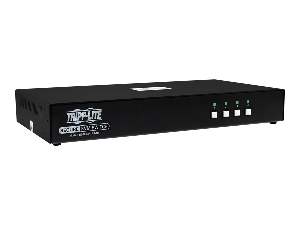 Tripp Lite Secure KVM Switch, 4-Port, Single Head, DisplayPort to DisplayPo