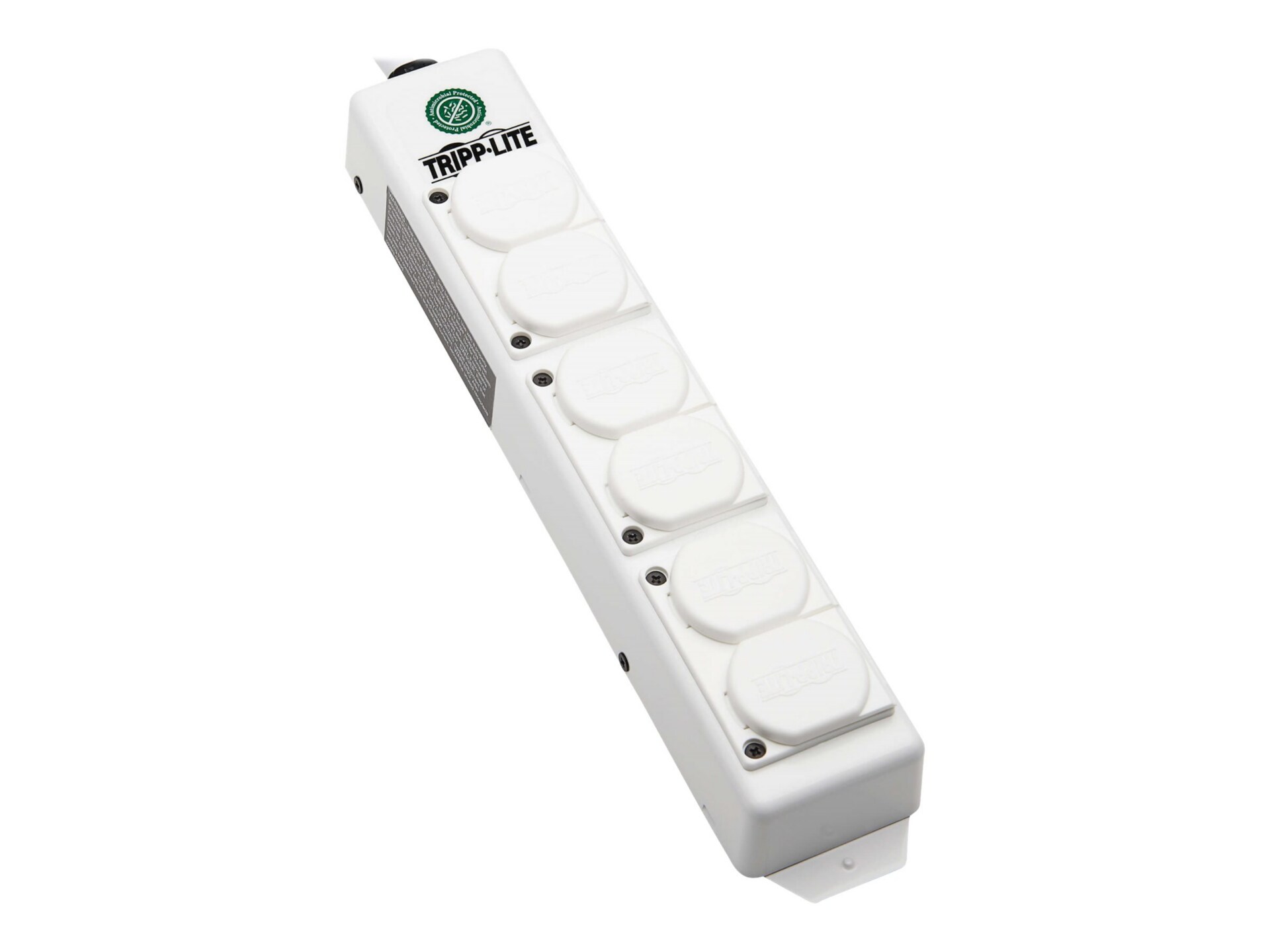 Eaton Tripp Lite Series Safe-IT UL 2930 Medical-Grade Power Strip for Patient Care Vicinity, 6 Hospital-Grade Outlets,