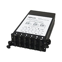 Tripp Lite Fiber TAP Cassette - Singlemode, 8-Fiber MPO to MPO, 4 Monitorin