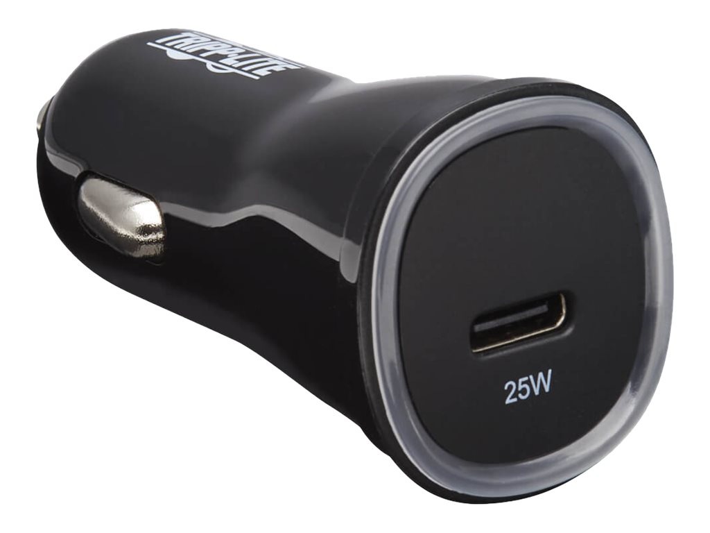 Eaton Tripp Lite Series USB Car Charger - 25W PD Charging, USB-C, Black car