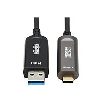 Tripp Lite USB-A to USB-C AOC Cable (M/M) - USB 3.2 Gen 2 Plenum-Rated Fibe