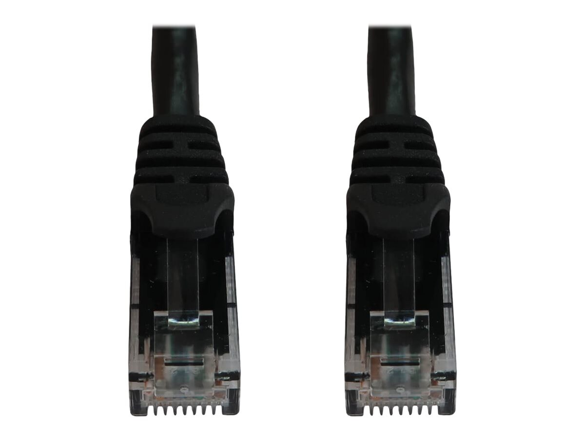 Eaton Tripp Lite Series Cat6a 10G Snagless Molded UTP Ethernet Cable (RJ45 M/M), PoE, Black, 100 ft. (30.5 m) - network
