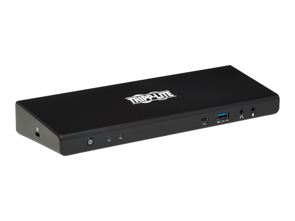 Tripp Lite USB-C Dock, Dual Display - 5K 60 Hz DP, 4K 60 Hz HDMI, USB 3.2 G