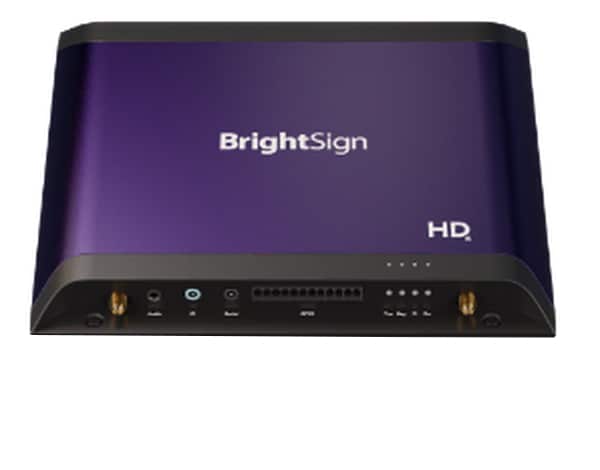 BrightSign HD1025 Ultra HD Expanded Input/Output Player for Interactive Dis