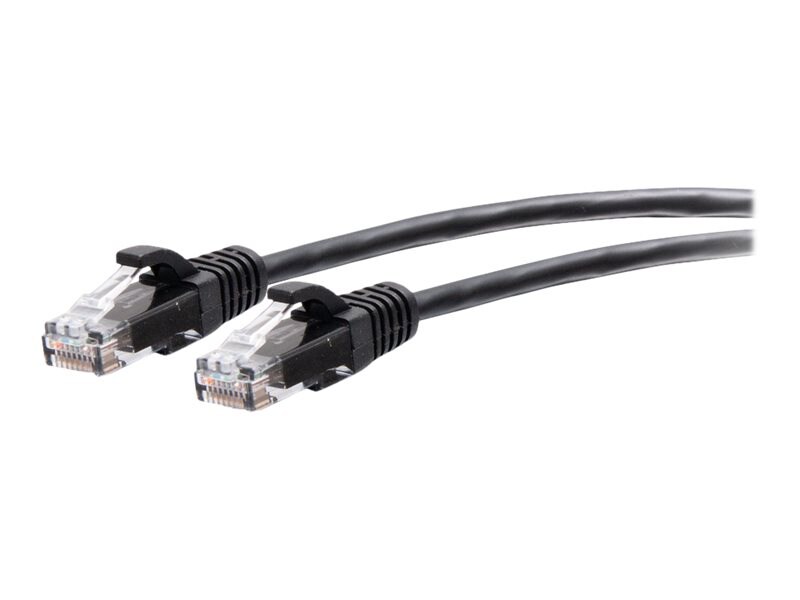 C2G 7ft (2.1m) Cat6a Snagless Unshielded (UTP) Slim Ethernet Network Patch Cable - Black - patch cable - 2.1 m - black