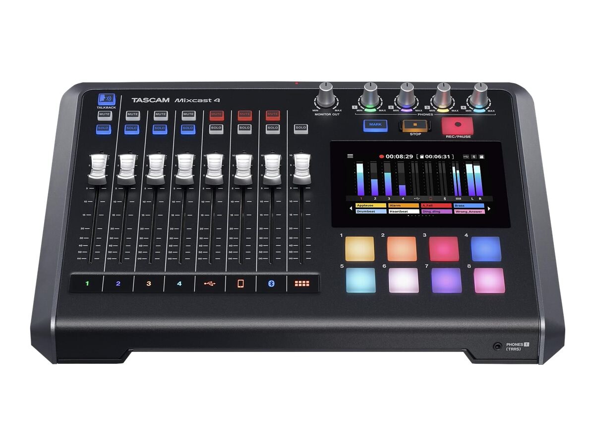 Tascam Mixcast 4 podcast mixer