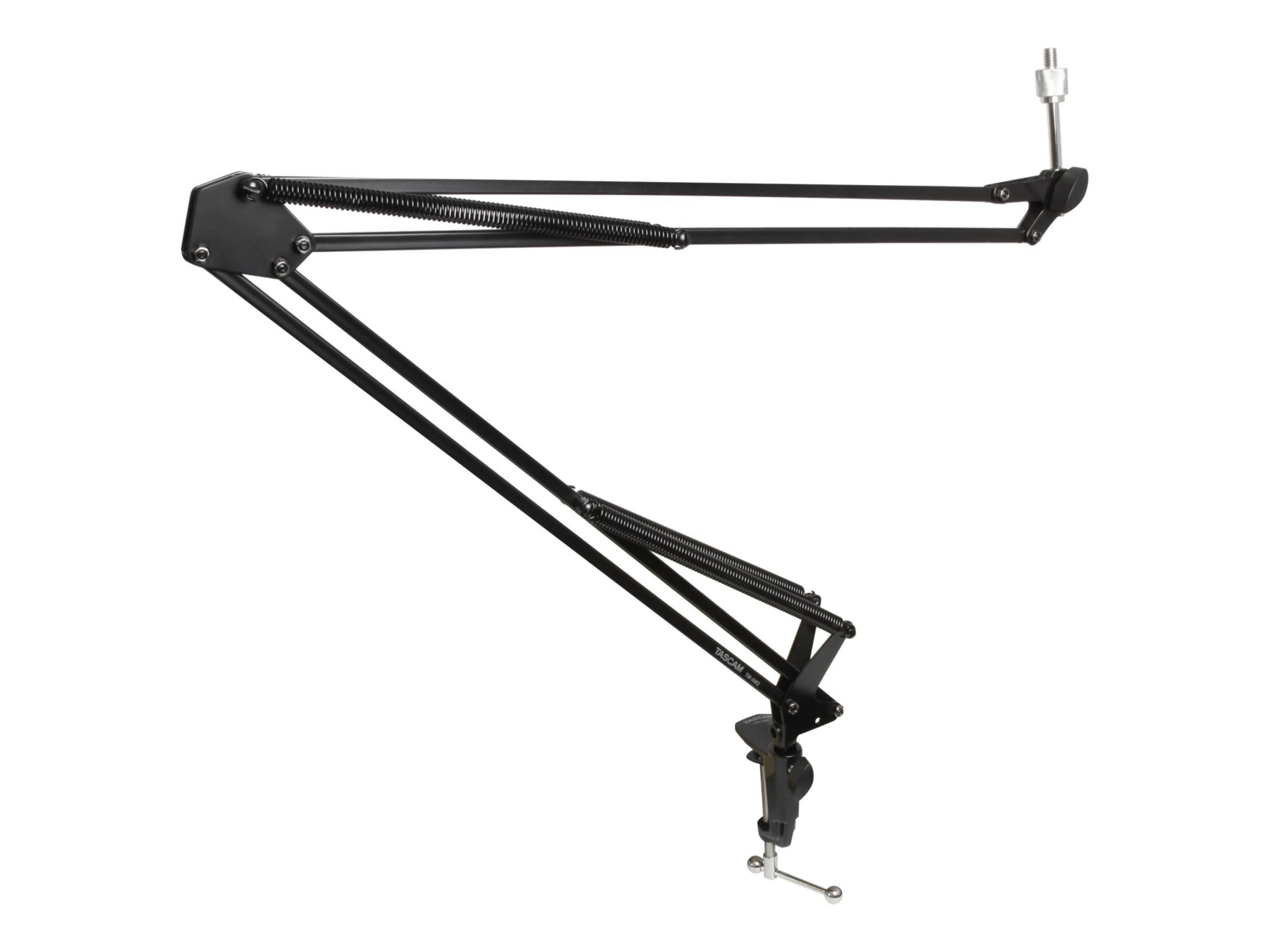 TASCAM TM-AM2 Microphone Stand with Boom Scissor Arm for Desktop Studio