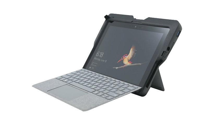 Kensington BlackBelt Rugged Case with Integrated CAC Reader for Surface Go 1, 2, 3, 4 - boîtier de protection pour tablette