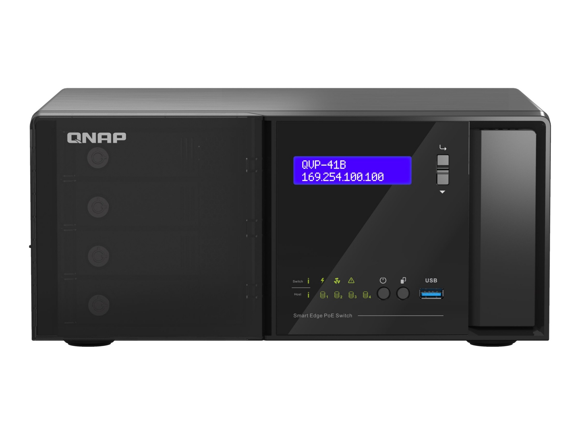 QNAP QVP-41B - standalone NVR - 8 channels