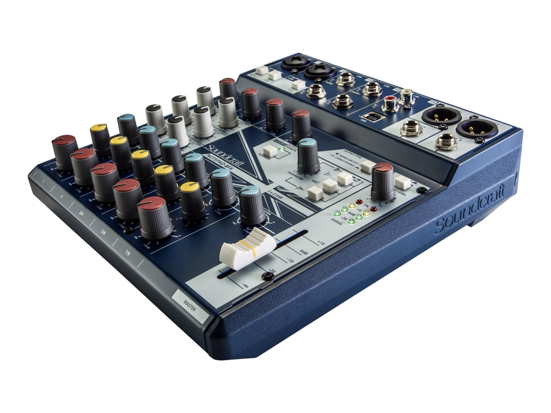 Soundcraft Notepad-8FX analog mixer - 8-channel - 5085984US