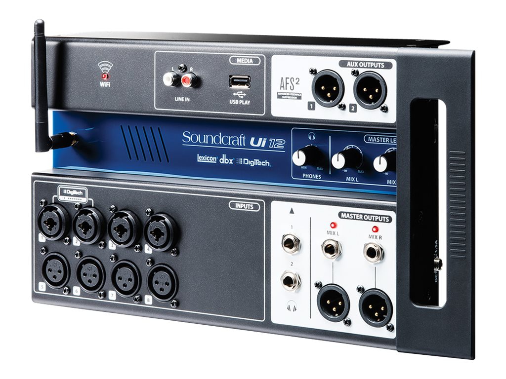 Soundcraft 12-input Remote-Controlled Digital Mixer