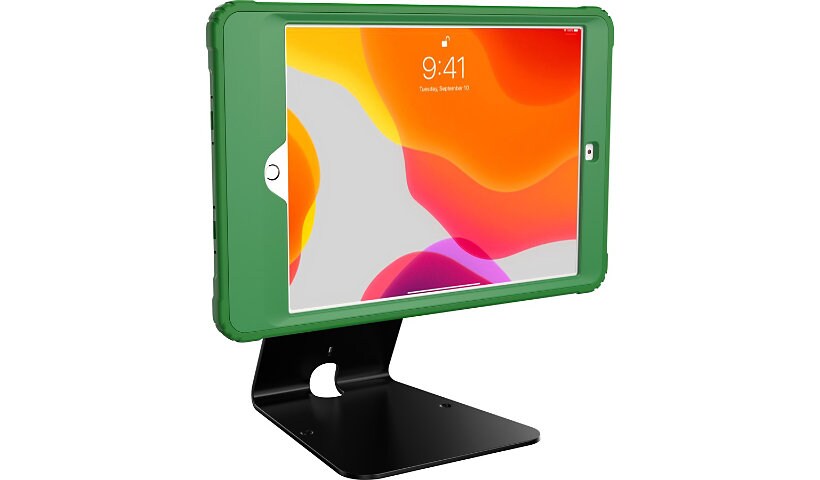 CTA Digital Quick Release Table Kiosk with Wireless Inductive Charging Case (Green)
