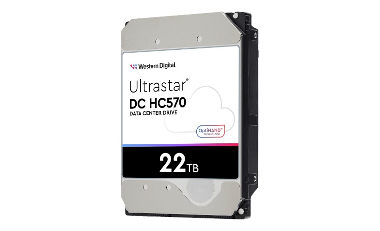 WD Ultrastar データセンター用高耐久内蔵型HDD 1TB 4台セット WD Ultrastar DC HC570 - hard drive - 22 TB - SATA 6Gb/s - 0F48154