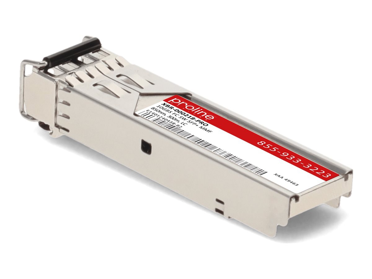 Brocade XBR-000218 Comp 10GBase-SW Fibre Channel SFP+ Transceiver (MMF, 850nm, 300m, LC)