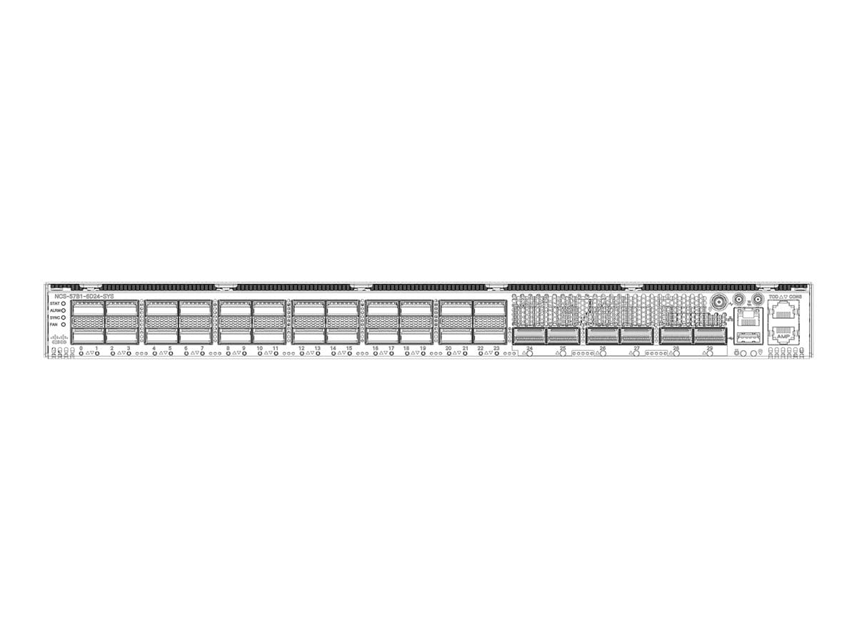 Cisco Network Convergence System 57B1 Fixed Base - router - rack-mountable