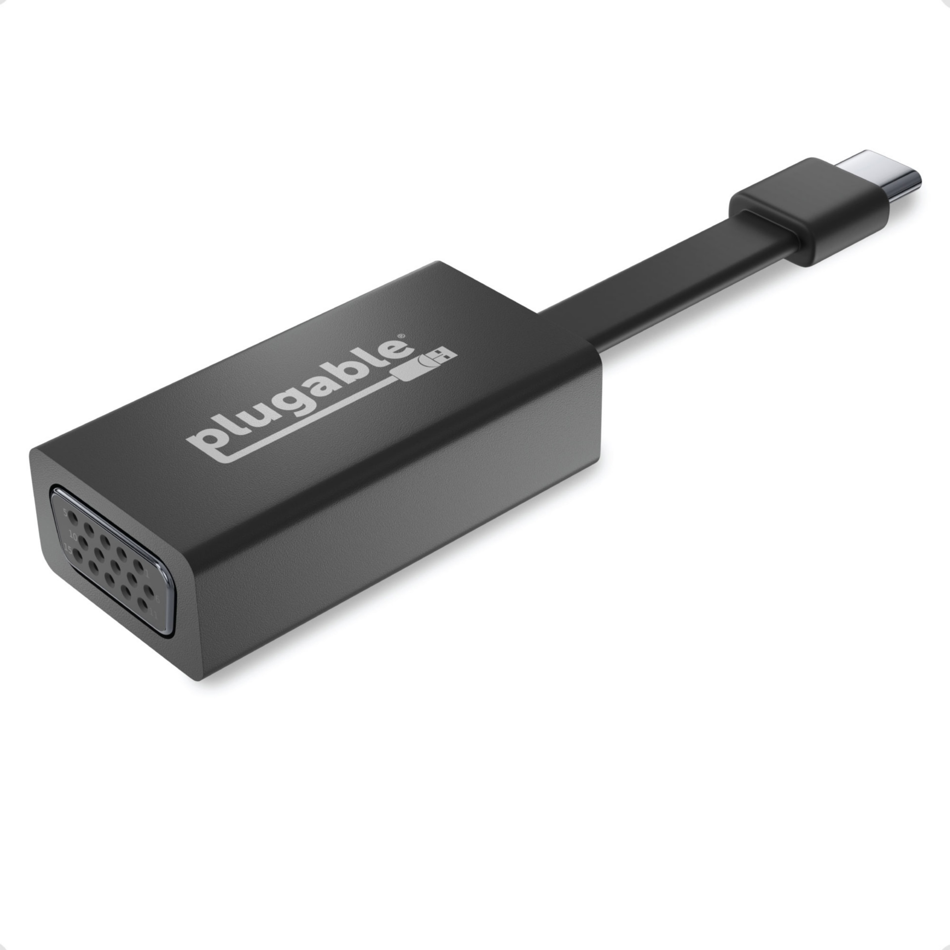 Plugable USB C to VGA Adapter,Thunderbolt 3 to VGA Adapter,Driverless