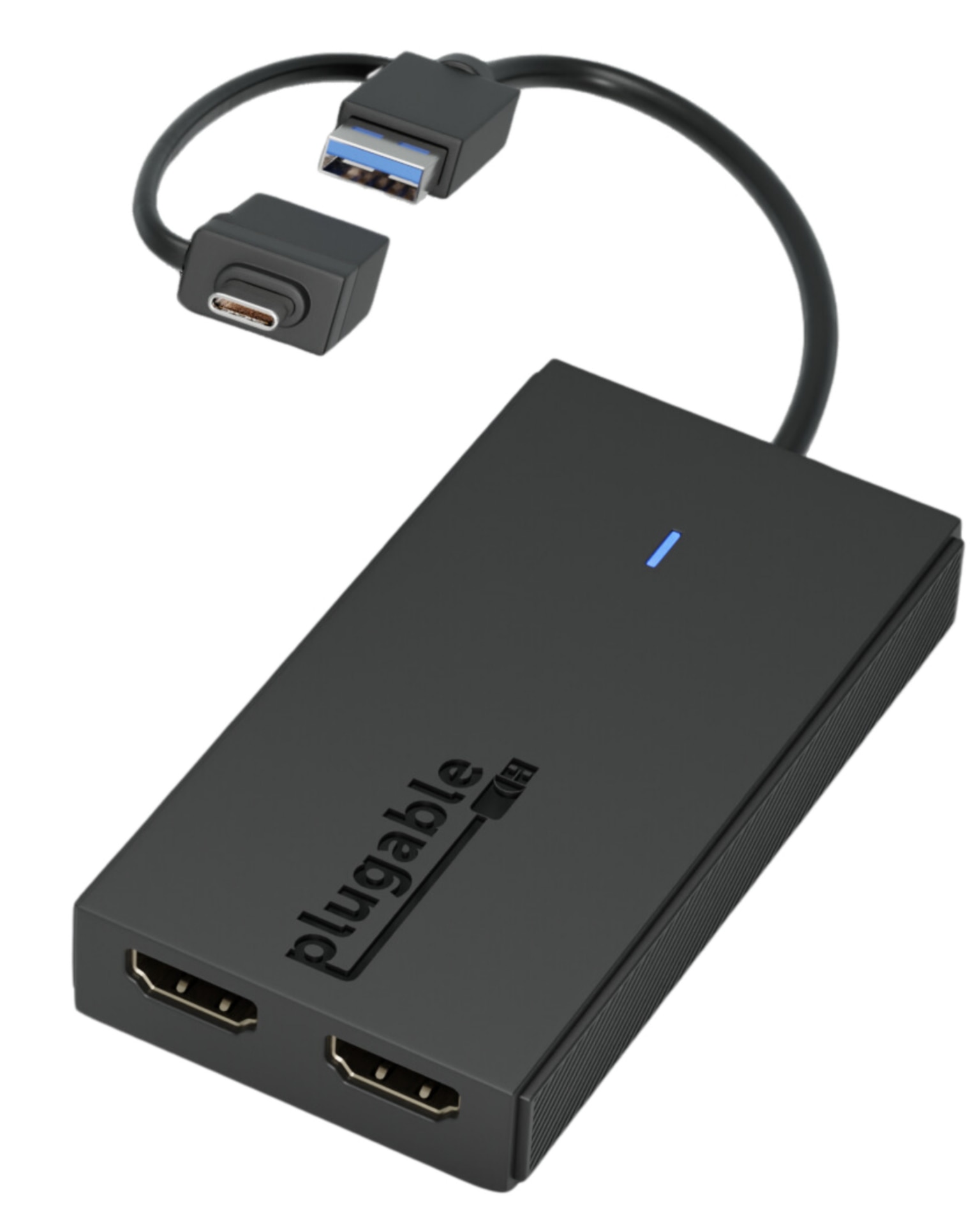 Plugable Plugable USB 30 USBC to HDMI Dual Monitor Graphics Adapter - UGA- HDMI-2S - Monitor Cables & Adapters 