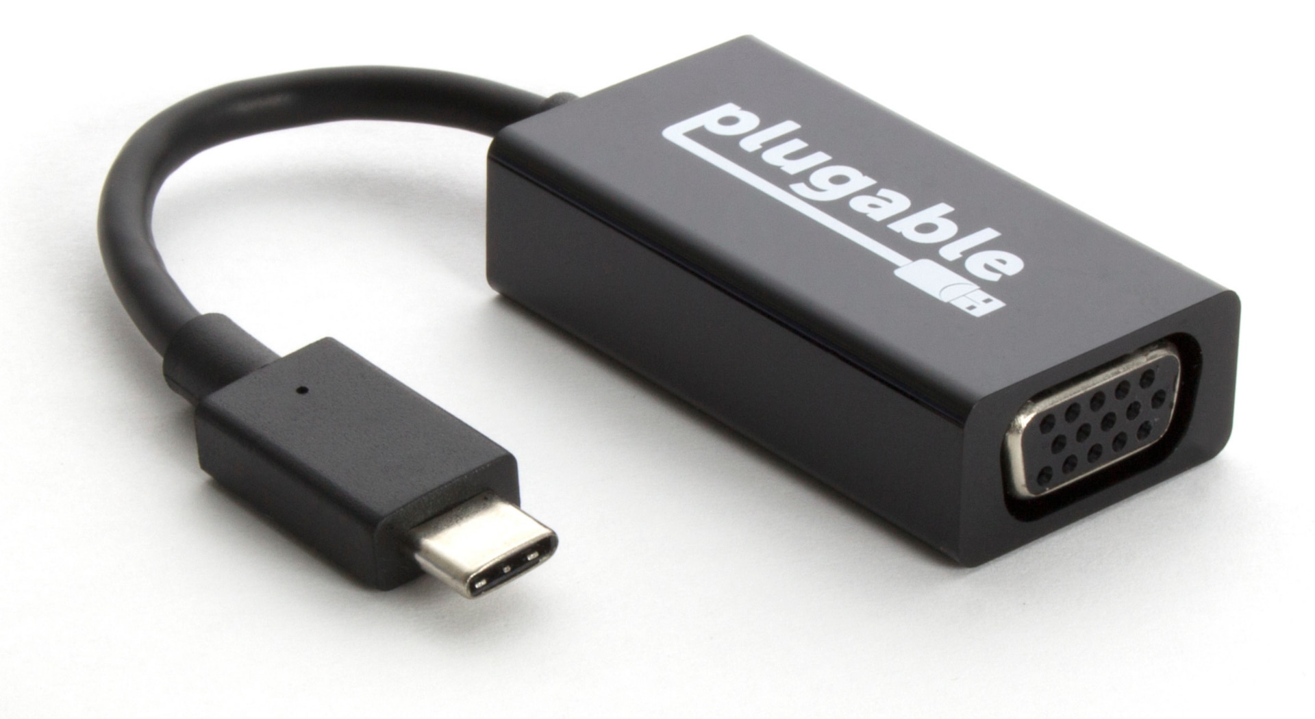 Plugable USB C to VGA Adapter Compatible with Thunderbolt 3, Mac and More