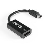 Plugable Monitor Adapter - Mini DisplayPort to HDMI (4K @ 60Hz),Driverless