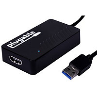 Plugable DisplayLink Monitor Adapter - USB 30 to HDMI 20 for Windows/Mac