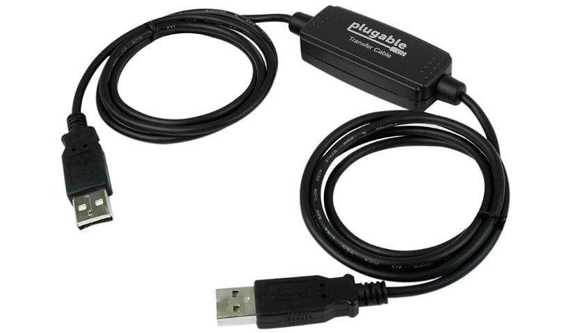 Plugable USB Transfer Cable, Unlimited Use, Transfer Data Between 2 Windows PC's