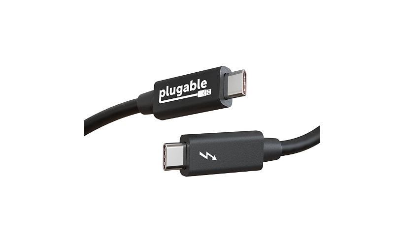 Plugable Windows Transfer Cable 6.6ft(2m),Thunderbolt 10Gbps,Bravura Software-Unlimited Uses-Thunderbolt 3/4, USB4 PCs