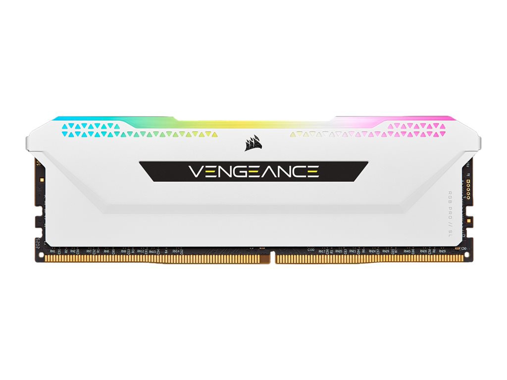CORSAIR Vengeance RGB PRO SL - DDR4 - kit - 16 GB: 2 x 8 GB - DIMM 288-pin - 3200 MHz / PC4-25600 - unbuffered