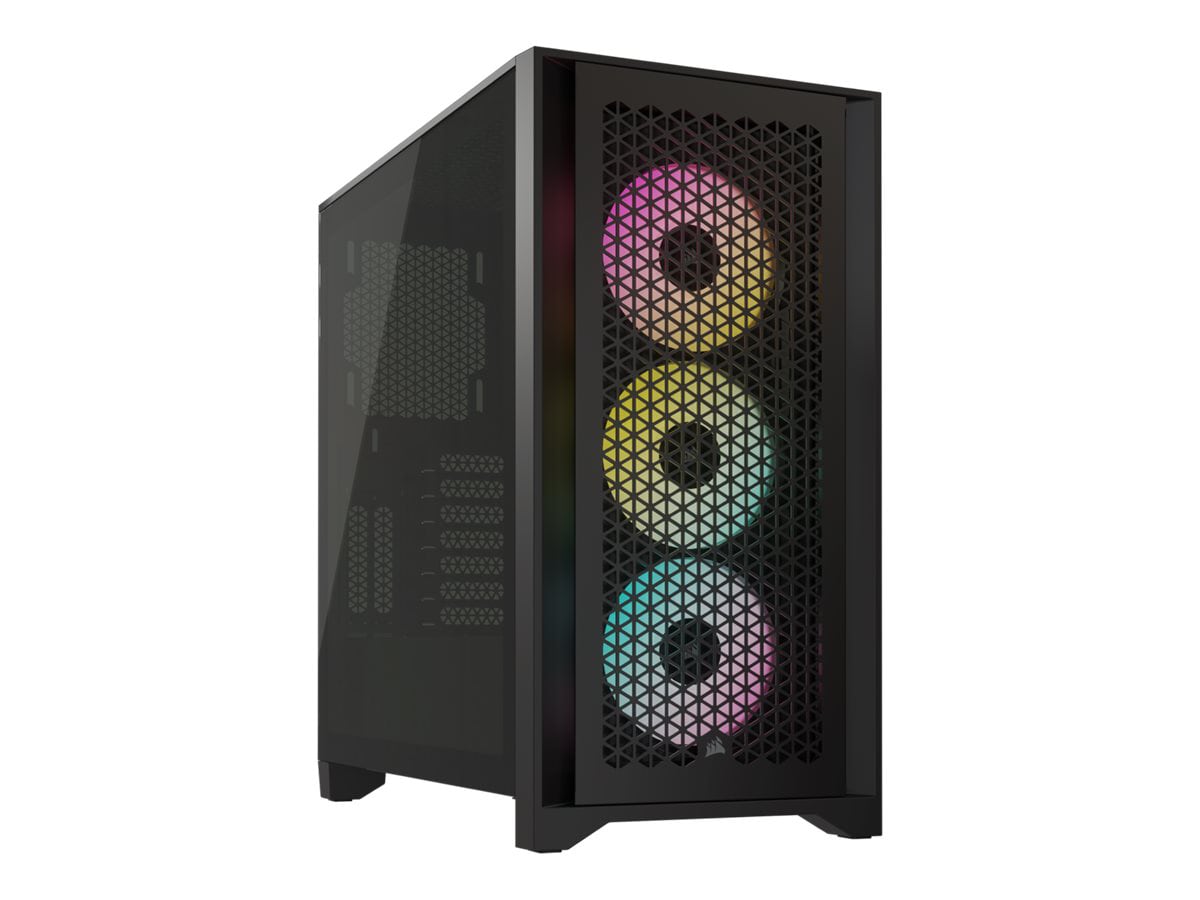 Corsair - 4000D RGB AIRFLOW NOIR + iCUE H100i RGB ELITE - Boitier