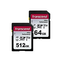 Transcend 340S - flash memory card - 64 GB - SDXC UHS-I