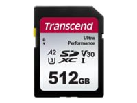Transcend 340S - flash memory card - 512 GB - SDXC UHS-I
