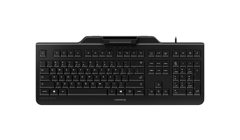 CHERRY KC 1000 SC - keyboard - US - black - TAA Compliant